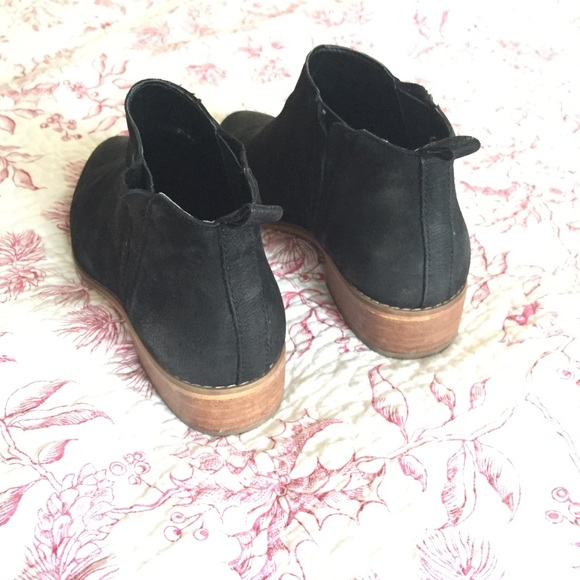 Nordstrom BP Ankle Boots Black leather Size 7 - Picture 3 of 6